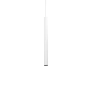 image of Ultrathin LED 1 Light Slim Ceiling Pendant White