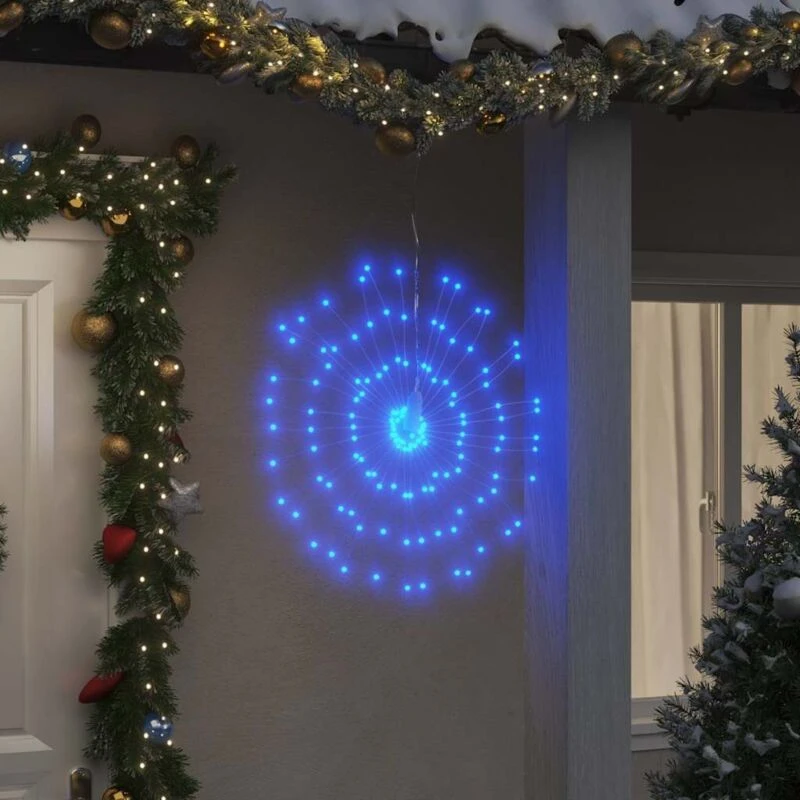 Image of VIDAXL Christmas Starburst Light 140 LEDs Blue 17cm Vidaxl 356223