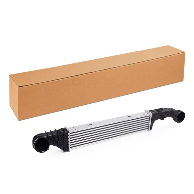 Image of RIDEX 468I0028 Intercooler Plastic, with quick couplers Aluminium, Plastic Intercooler,charger (468)