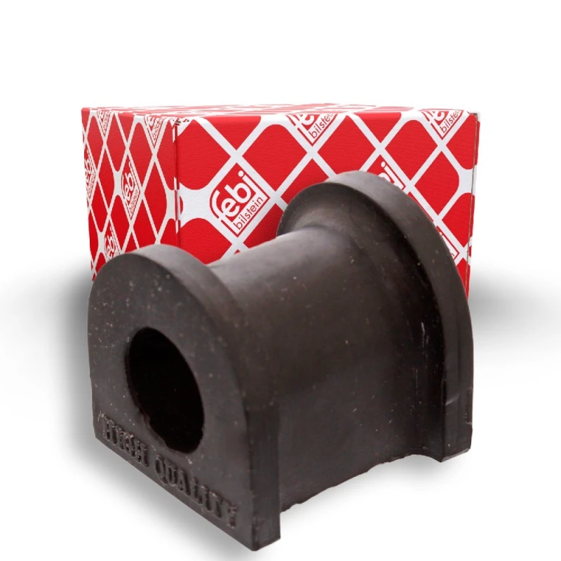 Image of FEBI BILSTEIN 42009 Stabilizer Bushes Rear Axle, Rubber Rubber Anti-roll Bar Bush Kit (1334)