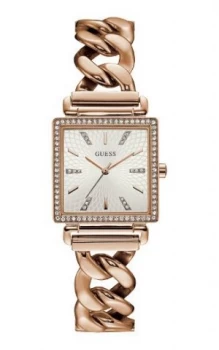 Guess Ladies Metal Bracelet Watch Rose Gold