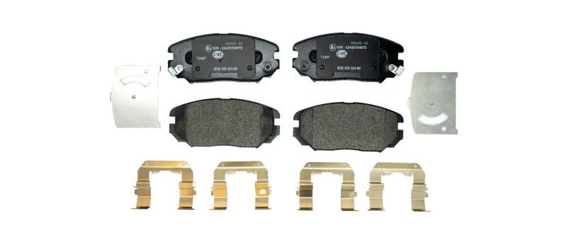 Image of HELLA Brake pad set HELLA 8DB 355 024-891