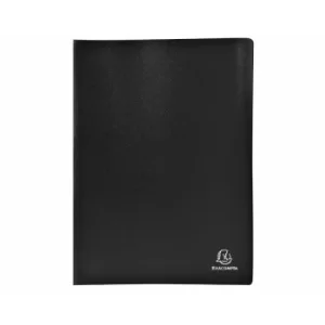 Image of Exacompta A4 Display Book 10 Pockets Pack of 25 Black