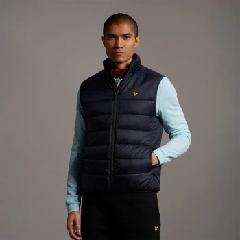 Image of Mens Wadded Gilet - Dark Navy - L