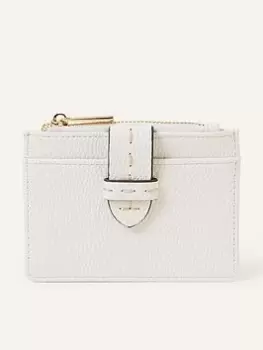Image of Accessorize Stitched Cardholder, White, Women