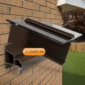 Image of Alukap-SS Wall and Eaves Beam Brown - 3m
