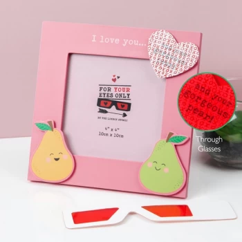 Image of For Your Eyes Only X-Ray Lovely Pear Photo Frame 4x4