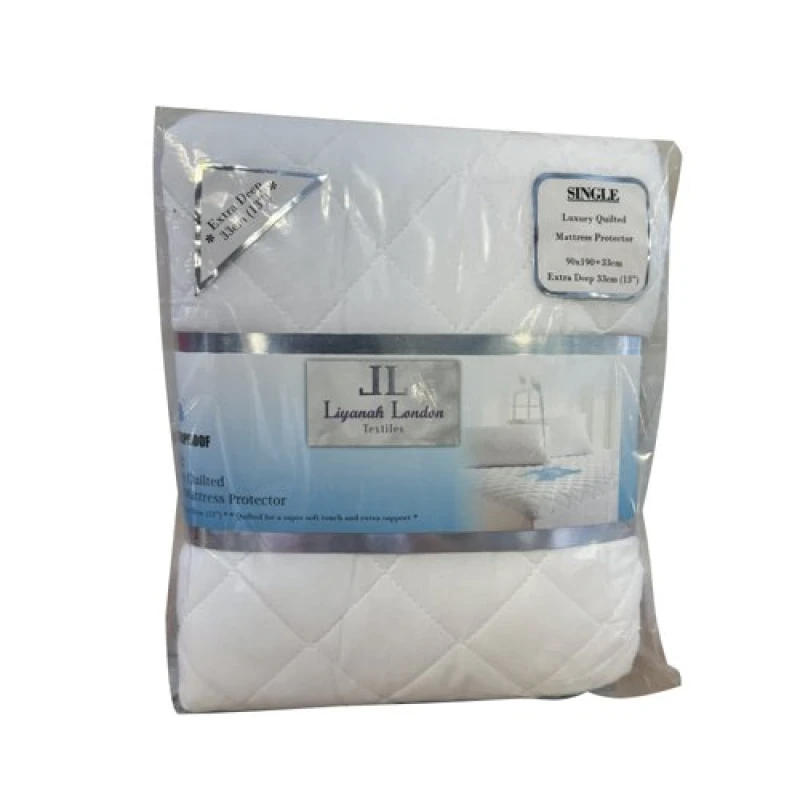 Image of Unbranded Quilted Waterproof Mattress Protector Single (Pack of 16) D0005 D0005