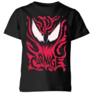 Image of Venom Carnage Kids T-Shirt - Black - 9-10 Years