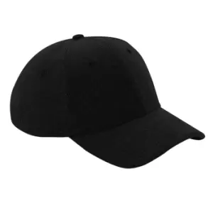 Image of Beechfield Unisex Jersey Athleisure Baseball Cap (One Size) (Black)