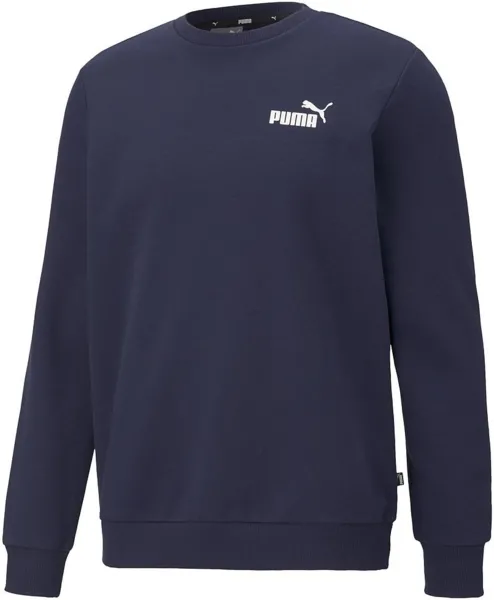 Puma Mens Essential Small Logo Crew Peacoat Small