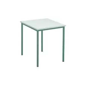 Image of First Square Table 750x750x730mm White KF80354 KF80354