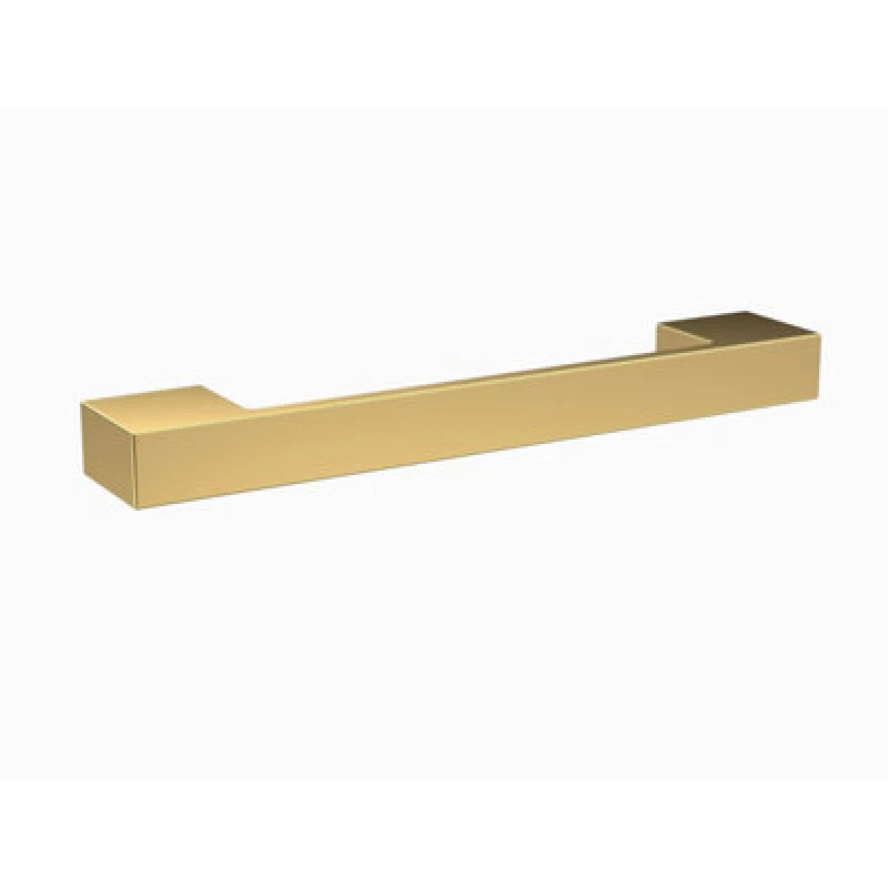 Image of Hudson Reed D Shape Furniture Handle, Modern Bathroom Furniture Accessories In Brushed Brass Finish, 150mm