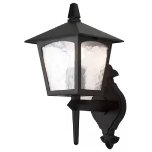Image of IP43 Wall Light Sconce Black LED E27 100W Bulb External d00213