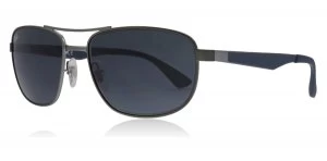 Image of Ray-Ban RB3528 Sunglasses Gunmetal / Blue 029/87 58mm