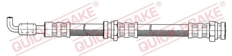Image of QUICK BRAKE Brake hose QUICK BRAKE 50.970