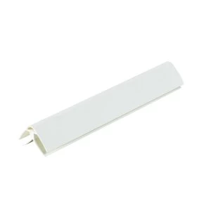 Image of Wickes PVCu Universal Corner White 30 x 30 x 2500mm
