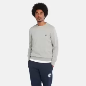 Image of Timberland Williams River Crewneck Jumper For Men In Grey, Size XXL