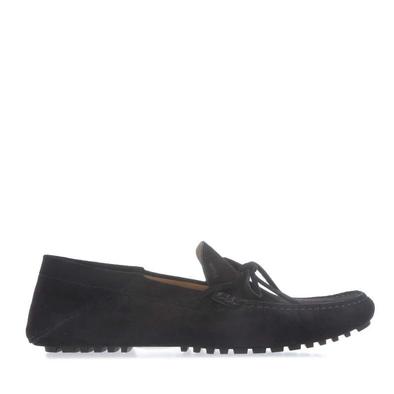 Image of Boss Driver Moccasin Shoes Dark Blue male UK 6