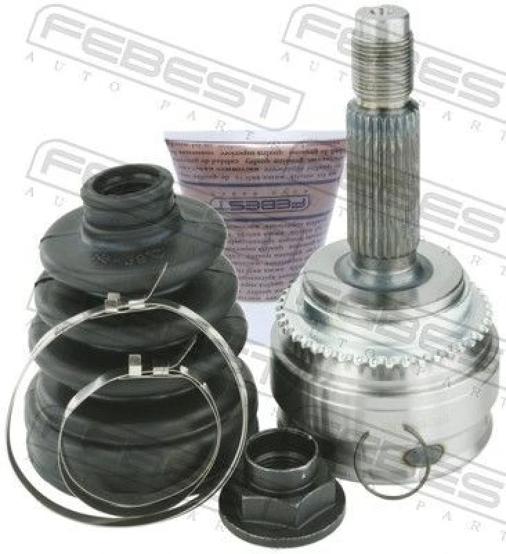 Image of FEBEST 0410-CSA43 Joint, drive shaft Wheel Side, with ABS sensor ring Joint,drive shaft (236)