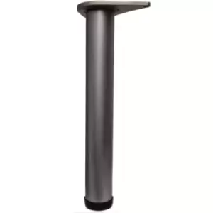 Image of GTV Adjustable Breakfast Bar Worktop Support Table Leg 870mm - Colour Aluminium