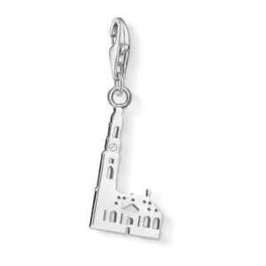 image of Thomas Sabo Silver Hamburg St Michaels Church Charm 1155-001-12