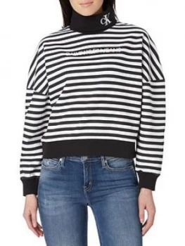 Image of Calvin Klein Jeans Calvin Klein Jeans Stripe Roll Neck