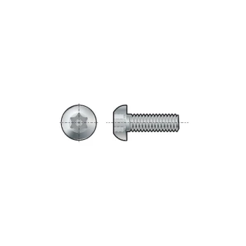 Image of M10X20 A2 St/St Tamper Torx Button M/C Screw- you get 5 - Qualfast