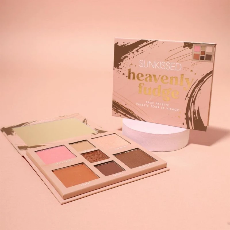 Image of Sunkissed Heavenly Fudge Face Palette 19.2g