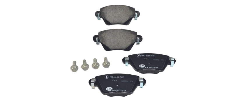 Image of HELLA Brake pad set HELLA 8DB 355 009-081