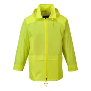 image of Classic Mens Rain Jacket Yellow 3XL