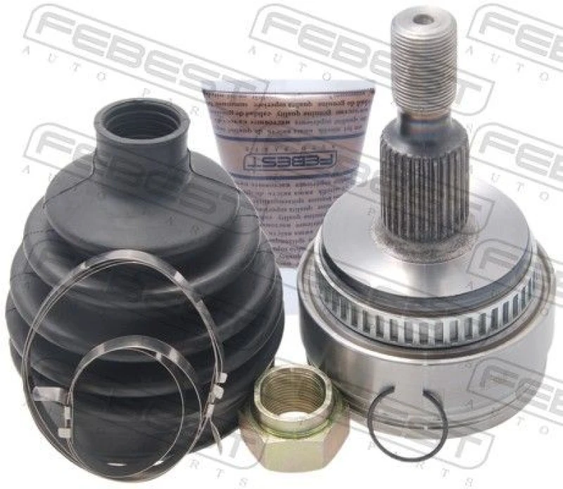 Image of FEBEST 1610-163A48 Joint, drive shaft Wheel Side, with ABS sensor ring Joint,drive shaft (236)