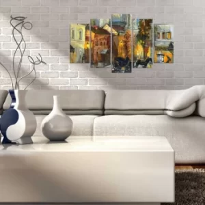 Image of 5MX-43 Multicolor Decorative MDF Painting (5 Pieces)