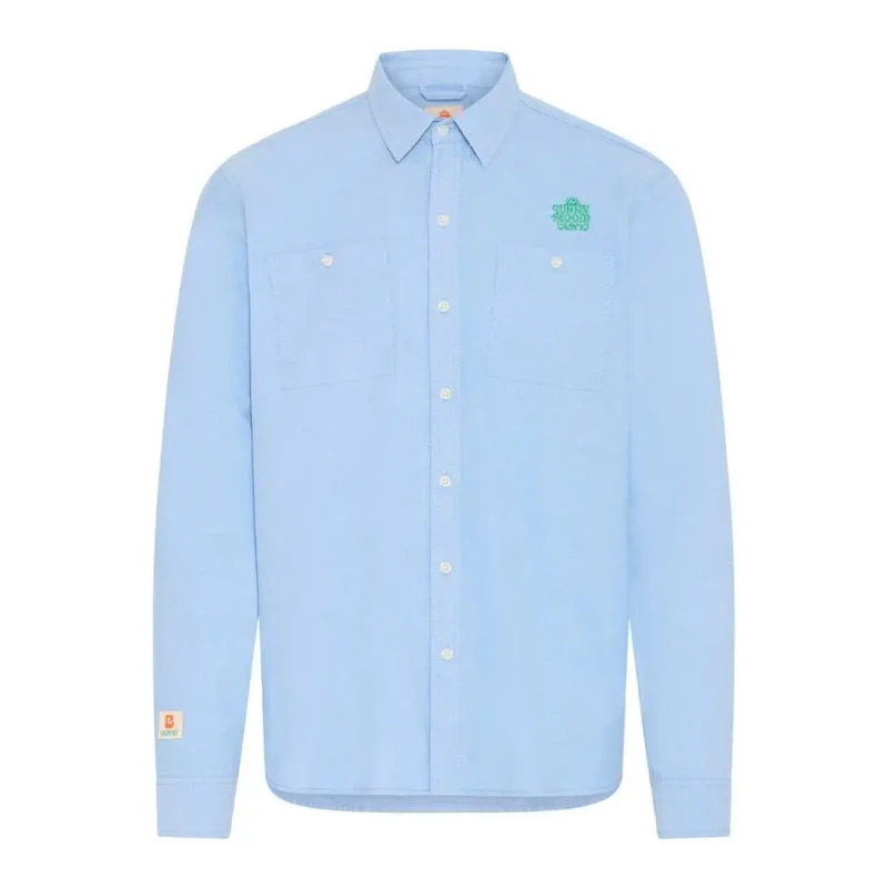 Image of Blend Long sleeve shirt Blend Sun Oxford Bleu Male L