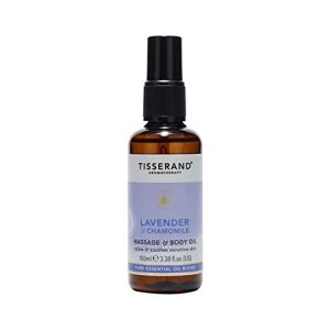 Image of Tisserand Aromatherapy Lavender And Chamomile Massage And Body Oil 100ml