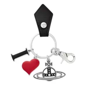 image of Vivienne Westwood Love Keyring - Black