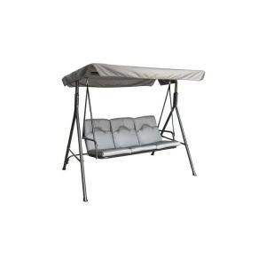 image of Amir Royalcraft Cairo 3 Seat Hammock Grey - Garden & Outdoor