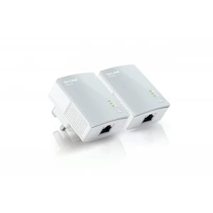 Image of TP Link TL-PA4010KIT V1.20 AV600 Nano Powerline Adapter Starter Kit UK Plug