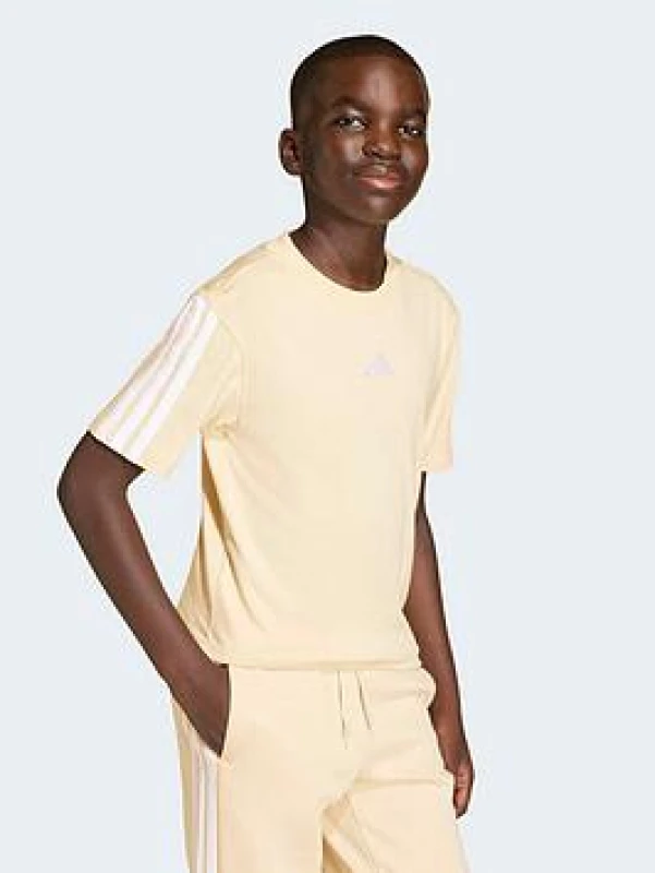 Image of Adidas Kid's T-Shirt adidas Essentials Beige Unisex 11/12 ans