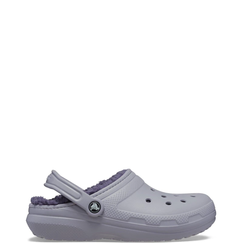 Image of Crocs Unisex Classic Lined Clogs Mauve Mist / Mauve Mist W8/M7