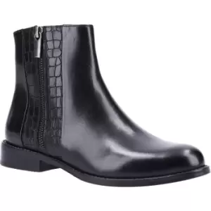 Image of Hush Puppies Womens Frances Leather Zip Up Ankle Boots UK Size 3 (EU 36)