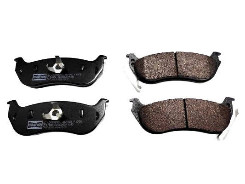 Image of CHAMPION 573683CH Brake pad set not prepared for wear warning indicator Brake Pad Set,disc brake (402)