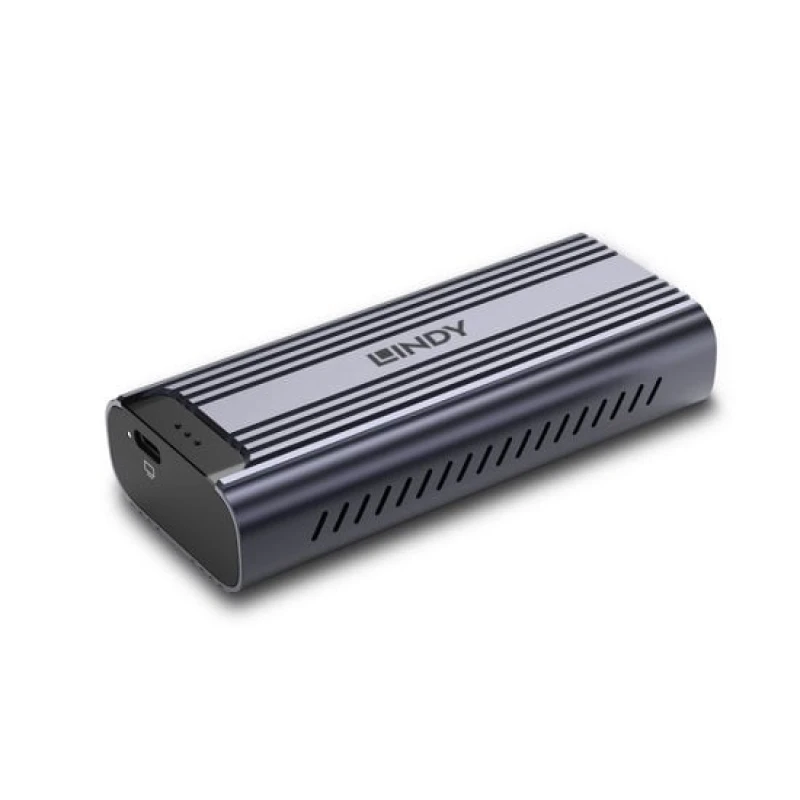 Image of Lindy 43394 storage drive enclosure SSD enclosure Grey M.2