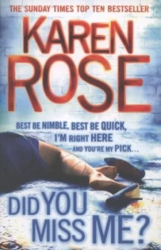 Image of Did You Miss Me by Karen Rose Paperback