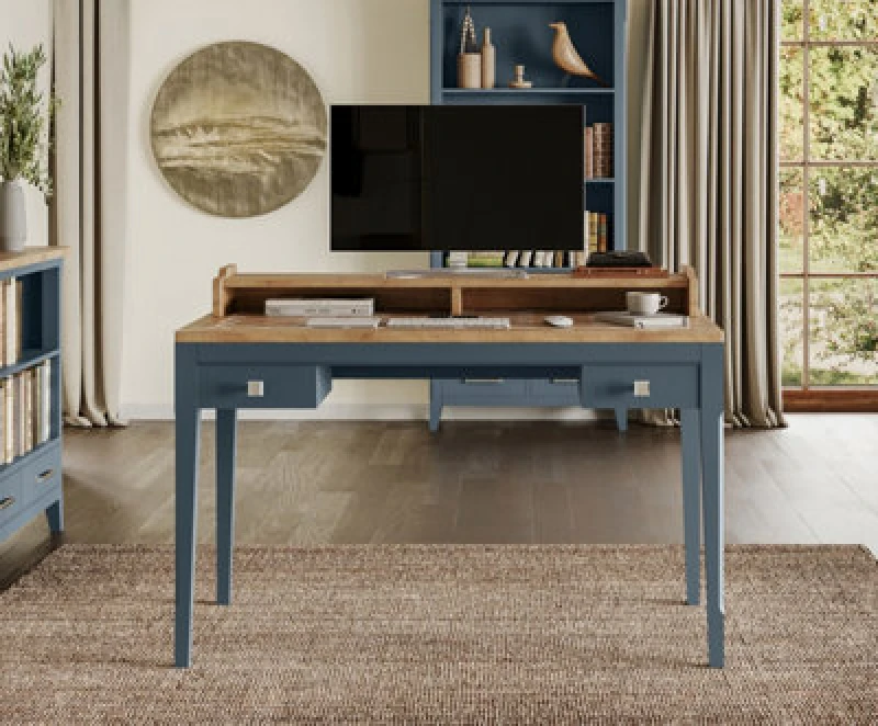 Image of Baumhaus Signature Blue Desk / Dressing Table
