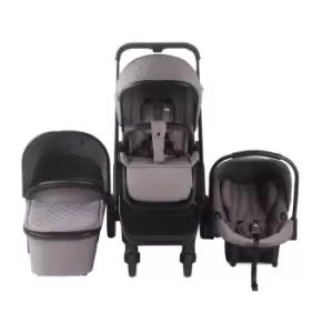Image of My Babiie Mb500 Quilted Grey Melange Travel System