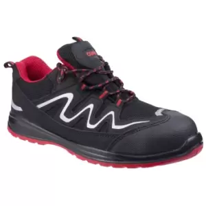 Image of Centek Mens Leather FS312 Safety Work Trainers (10 UK) (Black)