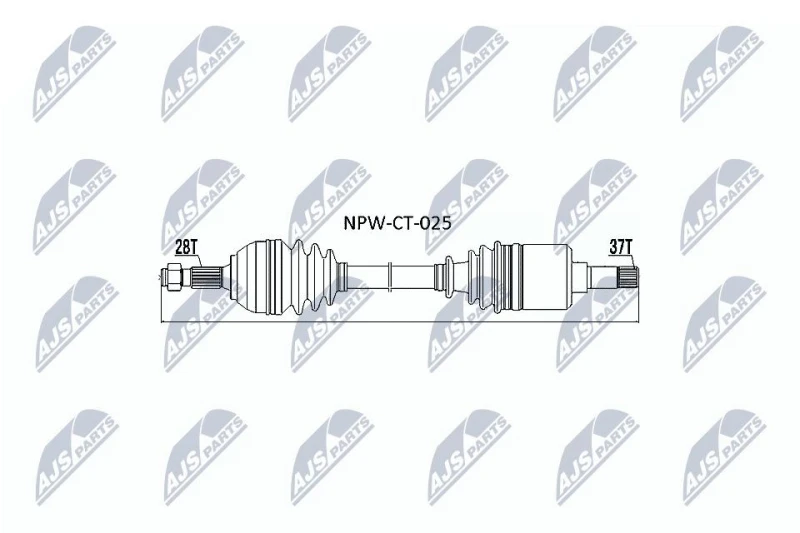 Image of NTY Drive shaft NTY NPW-CT-025