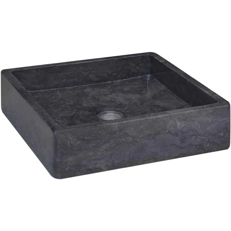 Image of VIDAXL Sink Black 40x40x10cm Marble vidaXL 8720286300800