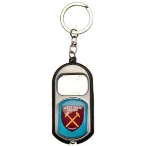 image of West Ham United FC Key Ring Torch Bottle Opener